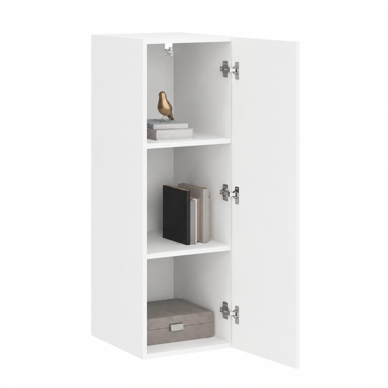 Ensemble Meuble TV Mural Blanc Moderne pour Salon