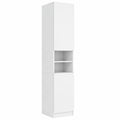 Armoire de Rangement Verticale pour Salle de Bain avec Portes