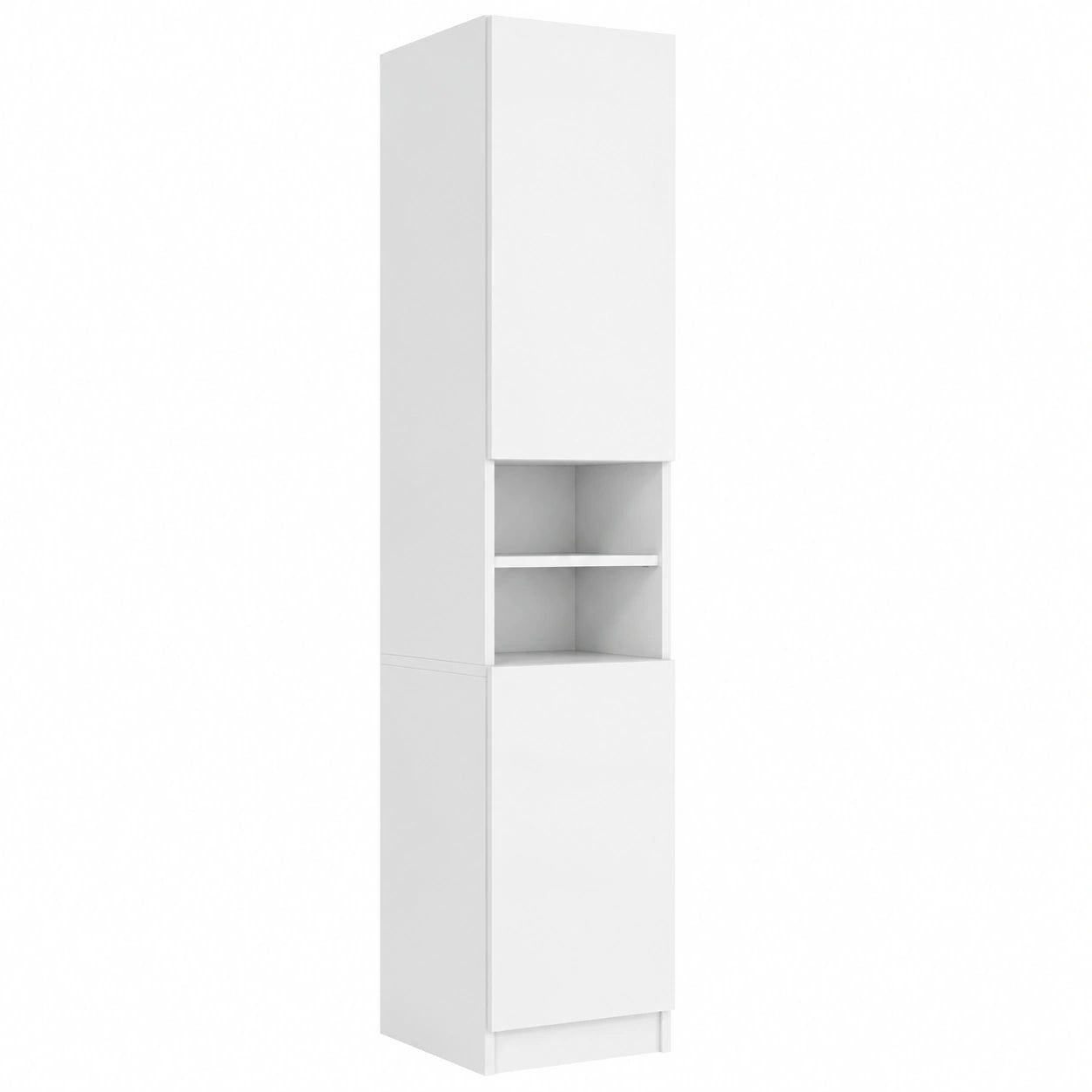 Armoire de Rangement Verticale pour Salle de Bain avec Portes
