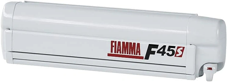 Auvent Fiamma F45s 300 Blanc Polaris Gris Royal pour Mur