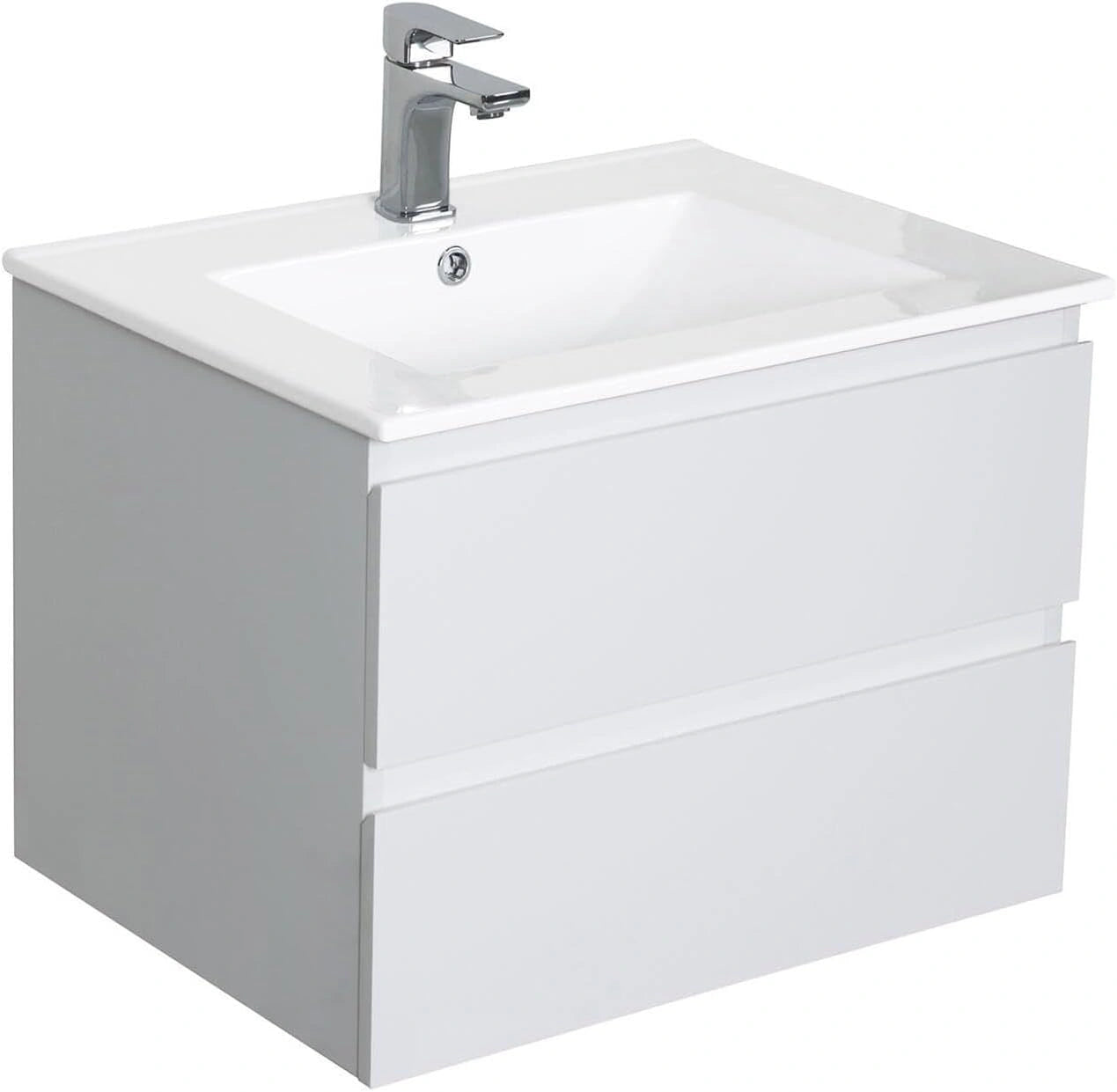Meuble Simple Vasque 60cm Sorrento avec Vasque Intégrée