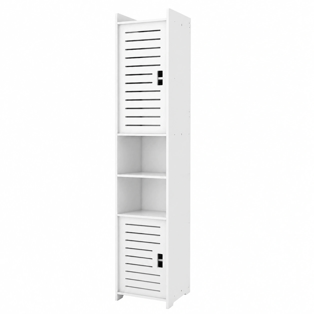 Armoire de Salle de Bain avec Étagères Réglables et Pieds Imperméables