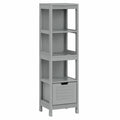 Armoire de Rangement Salle de Bain avec Étagères et Tiroirs
