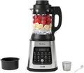 Moulinex Perfectmix Cook, Mixeur Chauffant Multifonction, 10 Programmes Automatiques, Recettes Froides et Chaudes, 1400W, Panier Vapeur, Modèle Inox LM83SD10