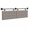 Tête de lit murale en tissu moderne et personnalisable
