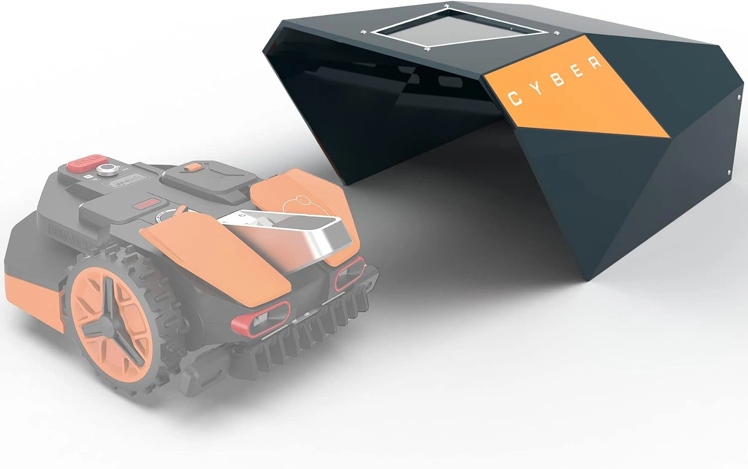 Abri pour Robot Tondeuse Compatible Worx Landroid - Protection UV et Intempéries 74x58x38 cm