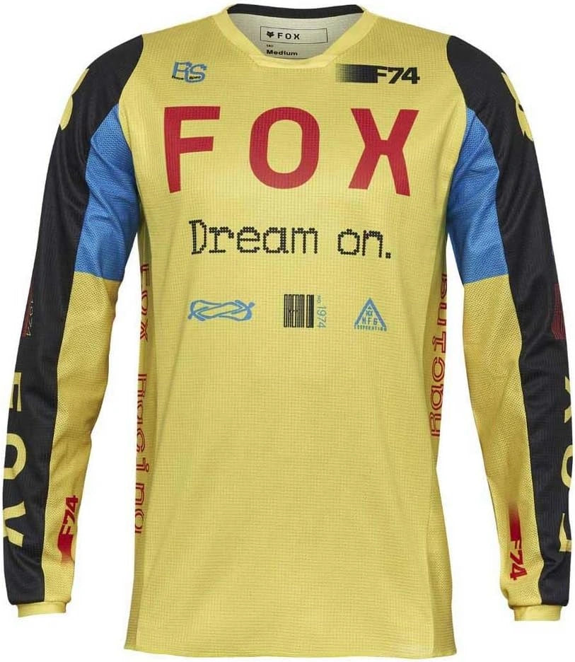 Maillot Fox 180 Race Spec Jaune Pale Taille L