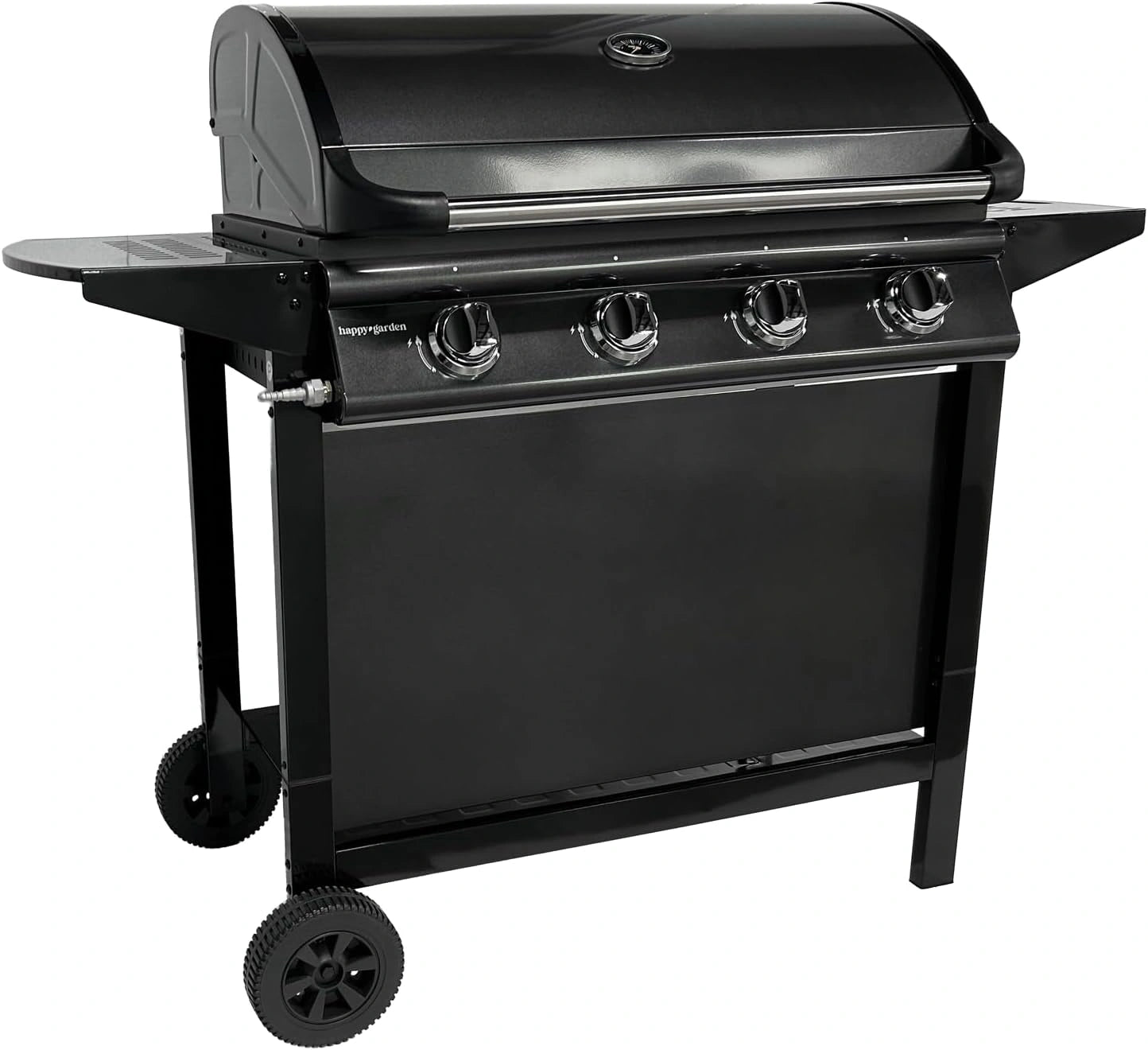 Grill à Gaz 4 Br?leurs avec Thermomètre - Happy Garden RENO 14kW