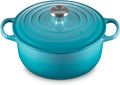 Cocotte en Fonte émaillée avec Couvercle, 20 cm, 2,4 L, Bleu Cara?bes - Le Creuset