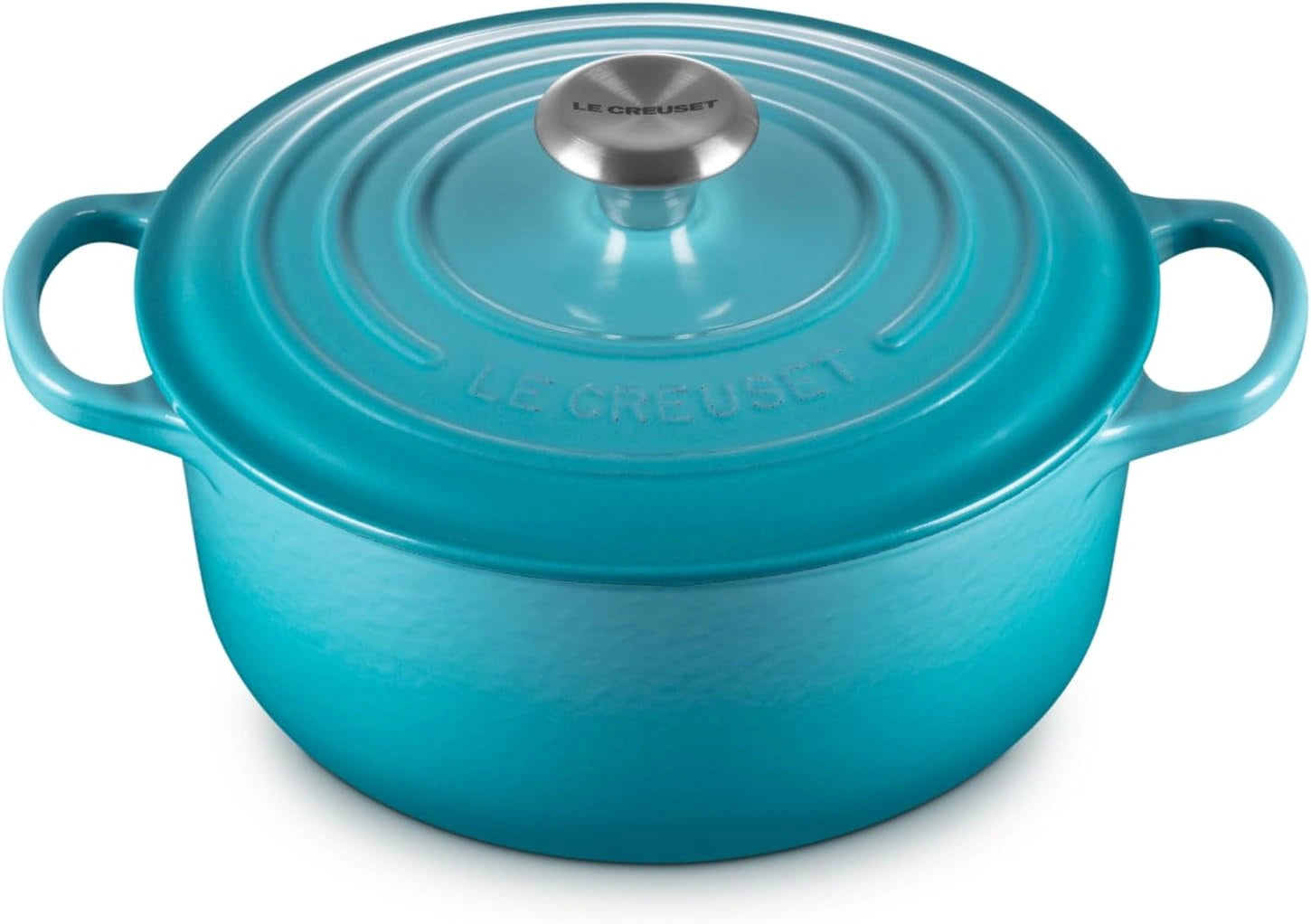 Cocotte en Fonte émaillée avec Couvercle, 20 cm, 2,4 L, Bleu Cara?bes - Le Creuset