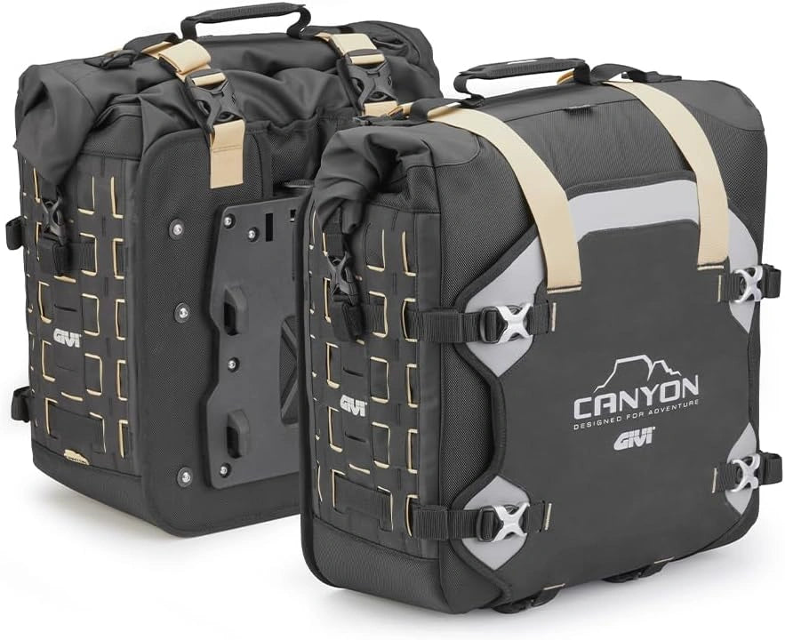 Sacs Latéraux Moto Etanches GIVI Canyon 70L avec Système Unifit