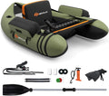 Bateau de Pêche Gonflable en Polyester avec Accessoires Complets, Capacité 150KG