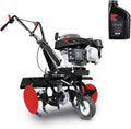 Motobineuse Thermique Scheppach MTP560 - Moteur 4 Temps 3,7 CV - Largeur Ajustable 360-560 mm - Profondeur 260 mm avec Huile