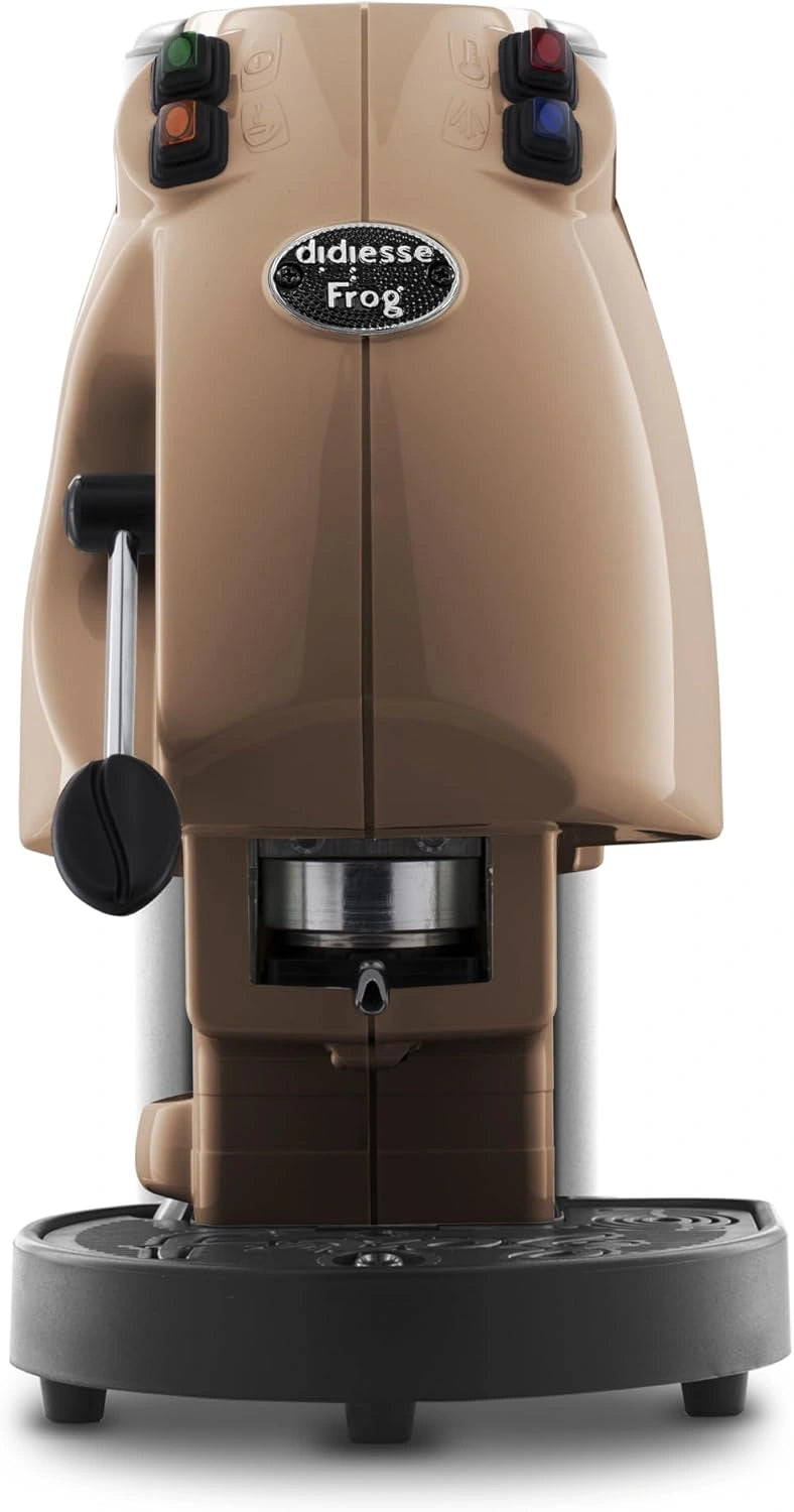Didiesse Cafetière Frog Revolution à Dosettes, 650W, Simple Tasse, Couleur Noisette