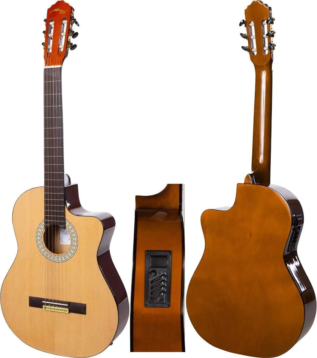 Guitare électro-Classique 4/4 39'' M-Tunes MTC209CE Cutaway