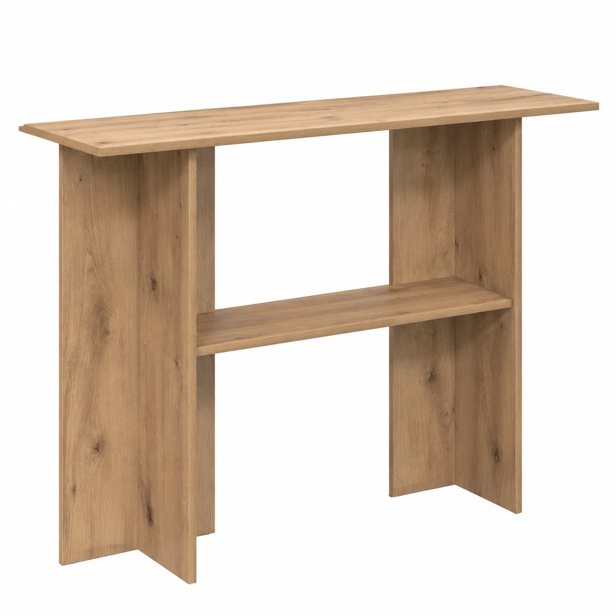 Table console moderne en chêne 100 x 30 x 75 cm pour entrée