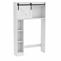 Armoire de Rangement de Salle de Bain avec Étagère Réglable et Porte Coulissante
