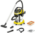 Aspirateur Multifonction K?RCHER WD 6 P S V-30/8/35/T, 1300W, Cuve INOX 30L, Avec Prise pour Outils, Soufflerie Puissante, Flexible 3.5m, Filtre Plat et Sac Non-tissé