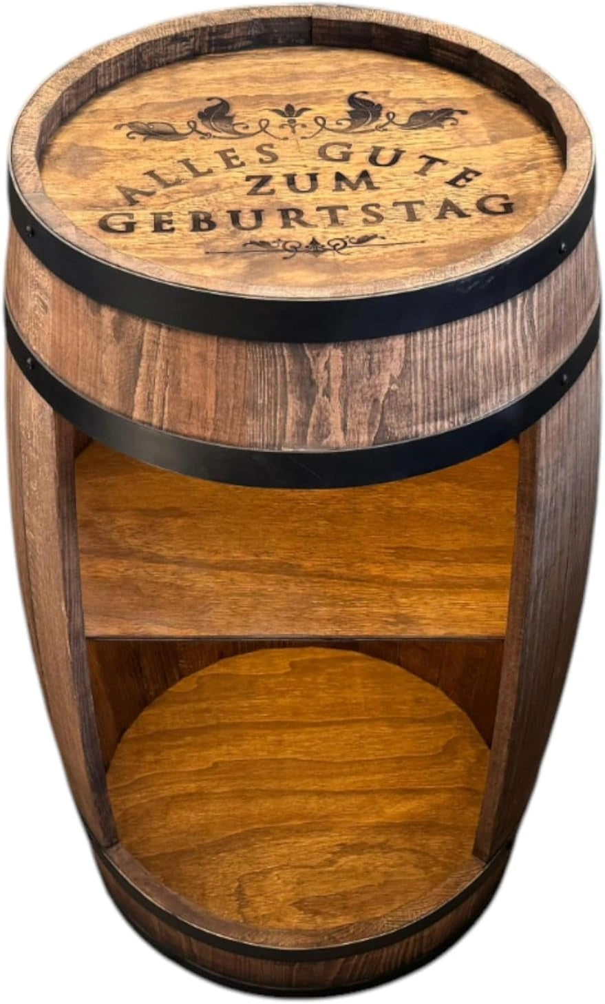 Armoire de Bar LED avec Gravure Personnalisée - Casier à Vin XL, Décoration Vintage pour Salon, Minibar pour Gin, Whisky et Bière