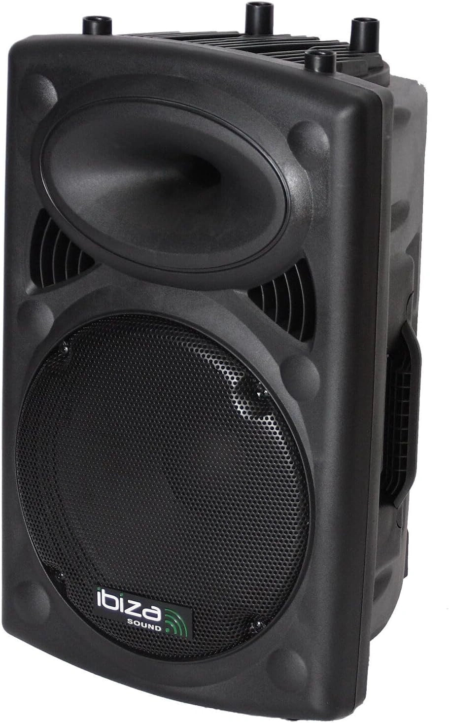Enceinte Active Ibiza 12'' 700W avec Bluetooth et Ports USB/SD/AUX - Noire