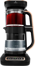 Karaca Bouilloire Automatique Robotea Pro 4 en 1 avec Fonction Parlante, 2500W, Cuivre Noir