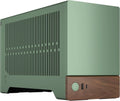 Bo?tier Gaming mITX Fractal Design Terra Jade - Panneau Avant en Noyer - Format Compact - Cable Riser PCIe 4.0 - USB Type-C - Panneaux en Aluminium Anodisé