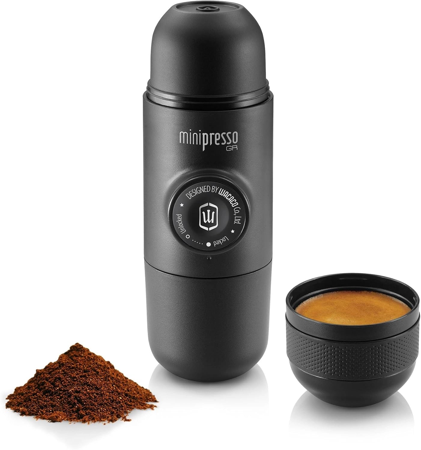 Machine à Espresso Portable Manuelle WACACO Minipresso GR pour Café Moulu