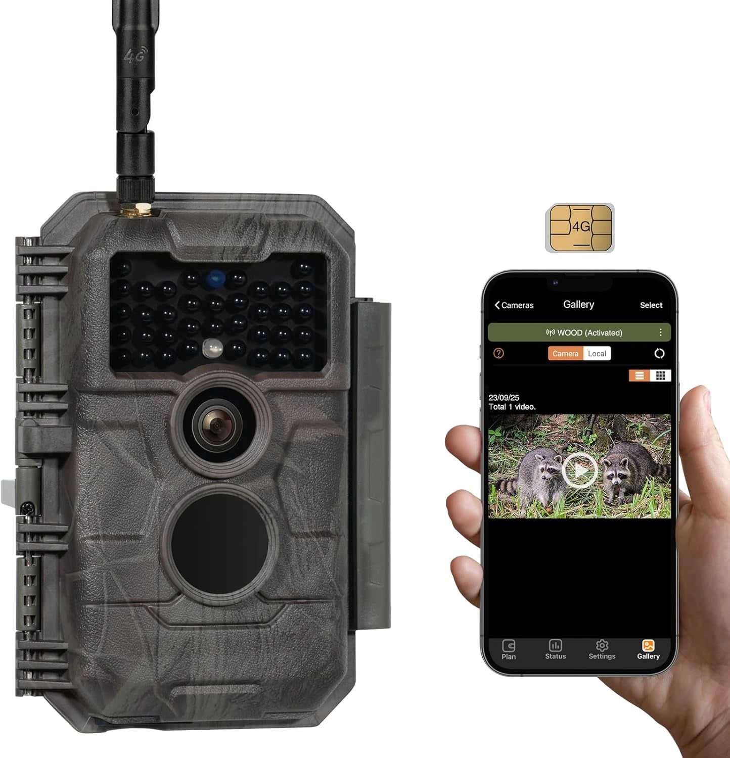 Caméra de Chasse 4G LTE 48MP GardePro X20 avec App et Vision Nocturne