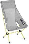 Chaise de Camping Ultra-légère avec Dossier Haut - Confort et Compacité en Gris