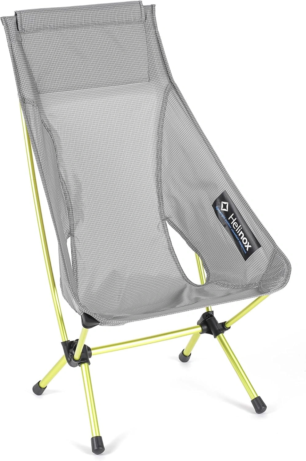 Chaise de Camping Ultra-légère avec Dossier Haut - Confort et Compacité en Gris