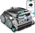 Robot Nettoyeur de Piscine WYBOT OS600, Sans Fil, 120 min d'Autonomie, Navigation Avancée, Stationnement Automatique, Compatible Piscines Enterrées et Hors-Sol
